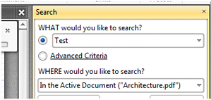 Find/Search Document Text