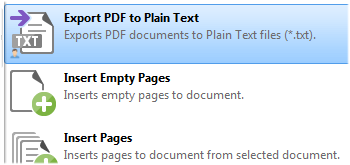 Export PDF FiIes